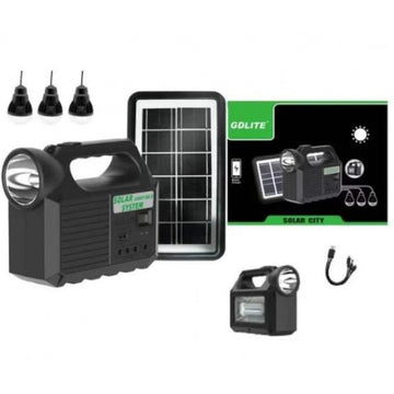 Kit Solar Portabil Kit Solar Portabil  GD8017 MK II Cu 3 BecuriCu 3 Becuri